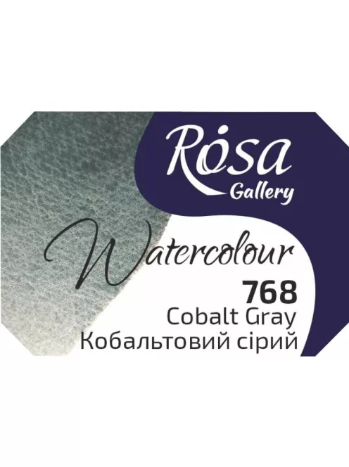 Rósa Gallery akvarell festék - egész szilke 2,5 ml - Kobaltszürke 768