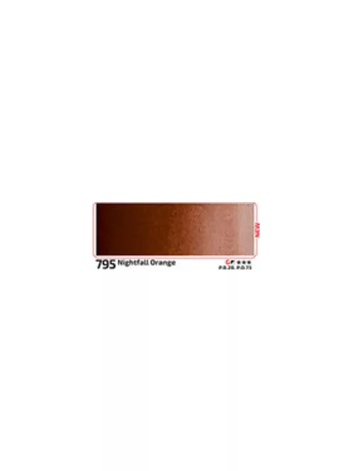Watercolour paint Rosa 2,5ml  795 Nightfall Orange