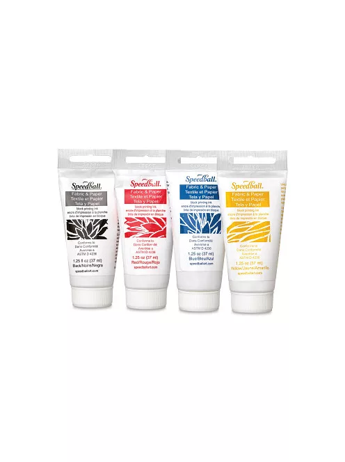 Linómetszet színek készlete Speedball 4x37ml