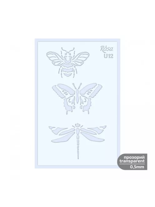 Sablon Rosa 0.5mm 13x20cm – U12