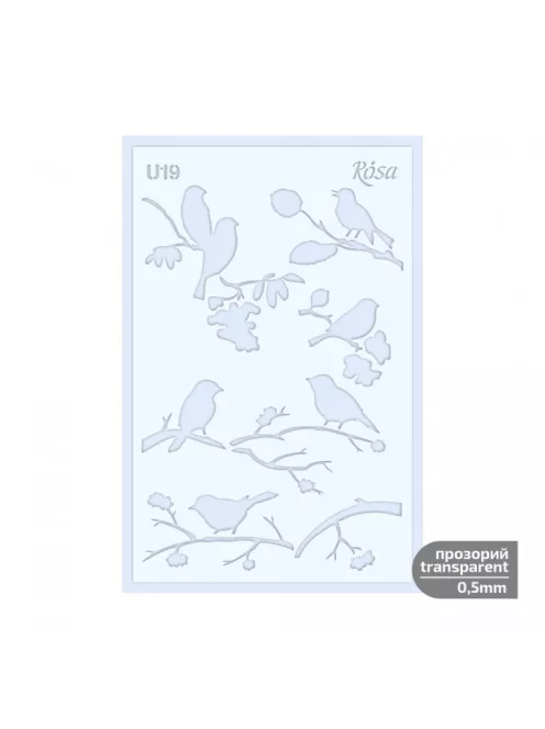 Sablon Rosa 0.5mm 13x20cm – U19