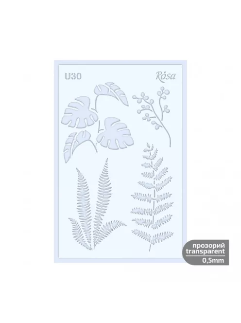 Sablon Rosa 0.5mm 13x20cm – U30