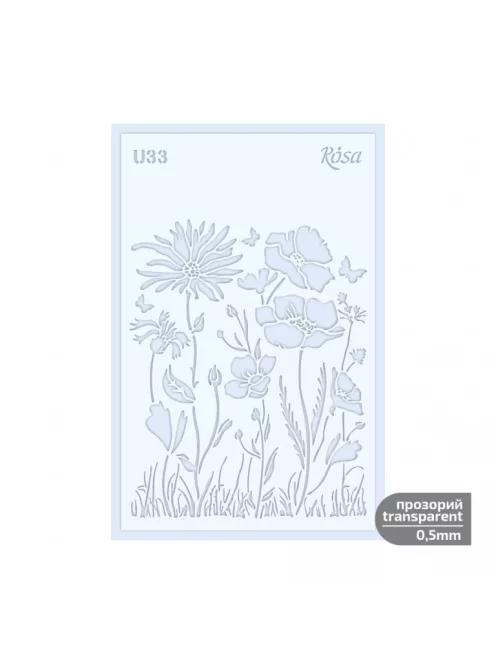 Sablon Rosa 0.5mm 13x20cm – U33