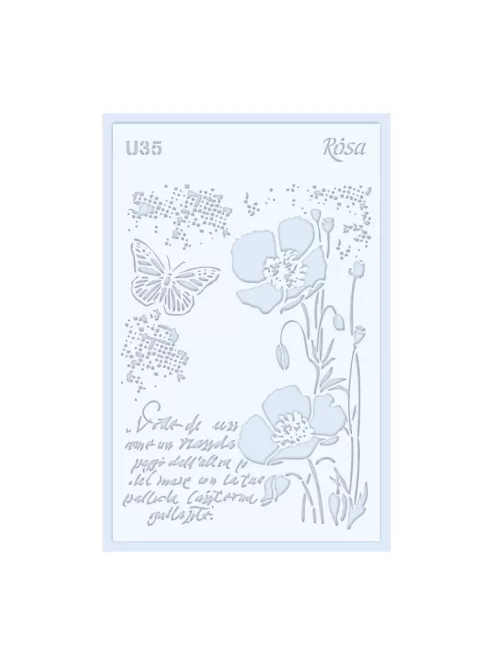 Stencil Rosa 0.5mm 13x20cm – U35