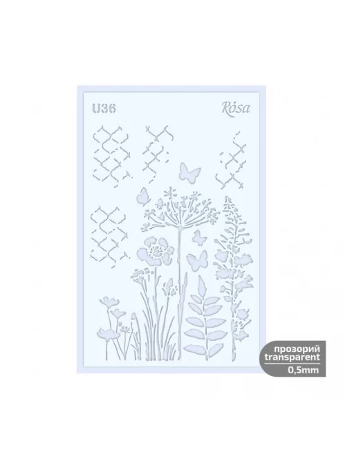 Sablon Rosa 0.5mm 13x20cm – U36