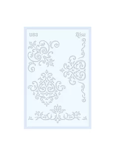 Stencil Rosa 0.5mm 13x20cm – U53