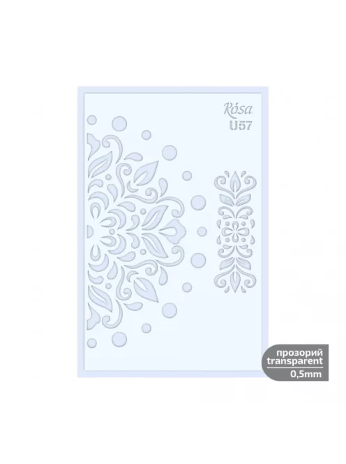 Sablon Rosa 0.5mm 13x20cm – U57