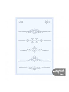 Sablon Rosa 0.5mm 13x20cm – U61