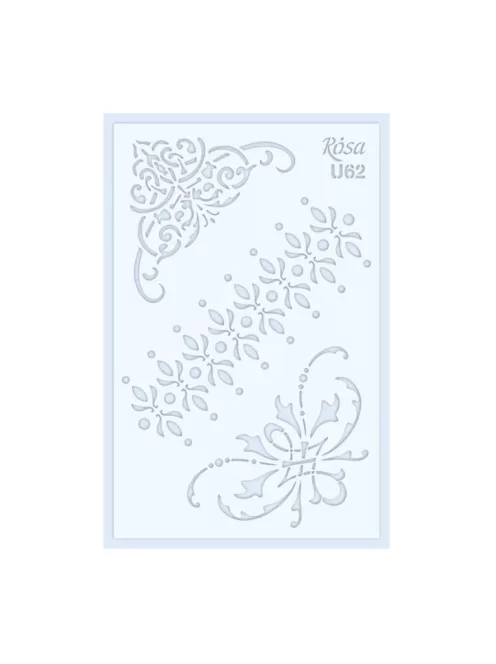 Stencil Rosa 0.5mm 13x20cm – U62
