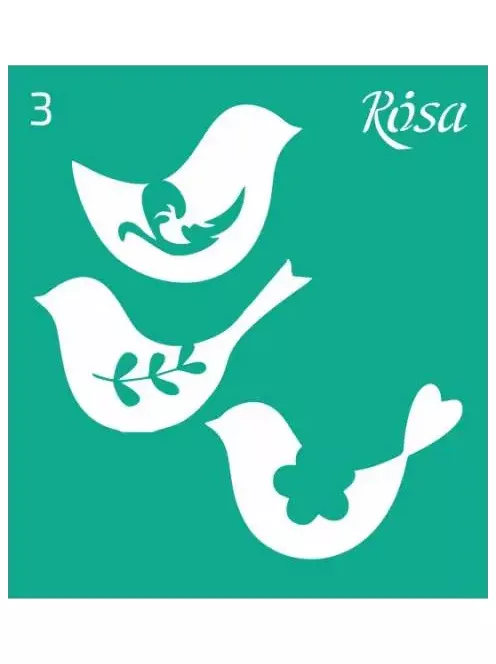 Stencil repeatable self-adhesive 9x10cm – 03