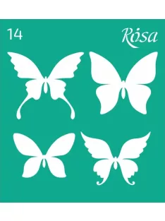 Stencil repeatable self-adhesive 9x10cm – 14