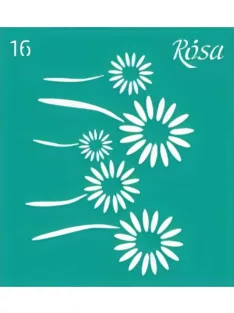 Stencil repeatable self-adhesive 9x10cm – 16