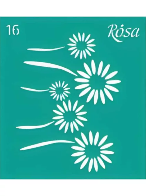 Stencil repeatable self-adhesive 9x10cm – 16