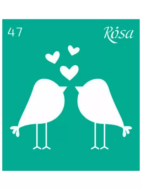 Stencil repeatable self-adhesive 9x10cm – 47