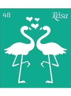 Stencil repeatable self-adhesive 9x10cm – 48