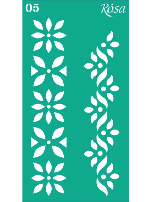 Stencil repeatable self-adhesive 9x17cm – 05