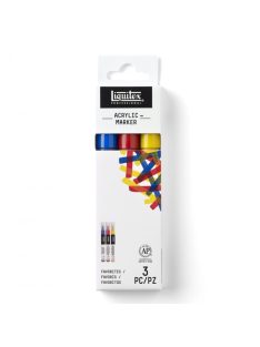 3 darabos akril marker készlet - alap színek