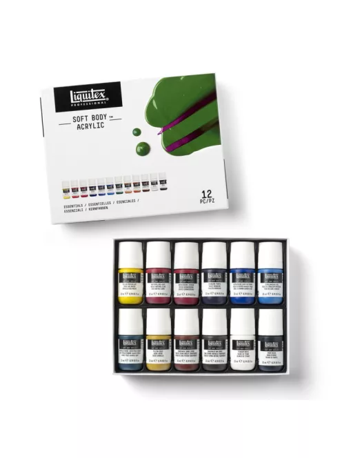 Akril festék készlet Liquitex Soft Body 12x22ml