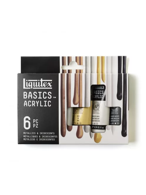 Liquitex akril festék készlet 6db irizáló 22ml