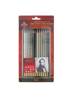 Mondeluz szürke színű színes ceruzák, 12 db