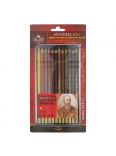 Mondeluz barna színű színes ceruzák, 12 db