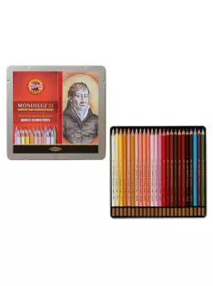 Watercolor set coloured pencils Mondeluz 24 pcs portrait