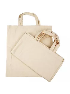 Cotton bag with handles, 38x42 cm - natural / natur