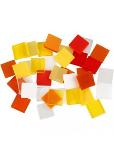 Mozaik sárga-piros 1x1cm 25g