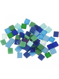 Mozaik zöld-kék 0,5x0,5cm 25g