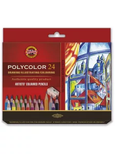   Színes ceruzák Polycolor 24 darabos szett papír csomagolásban