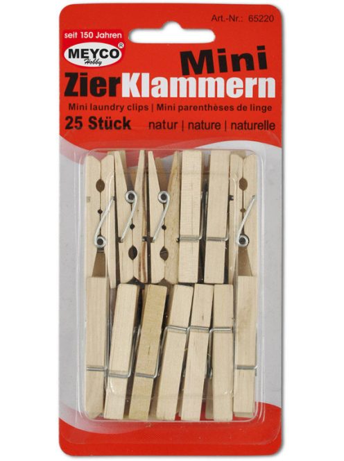 Természetes fa mini cövekek 25x45mm