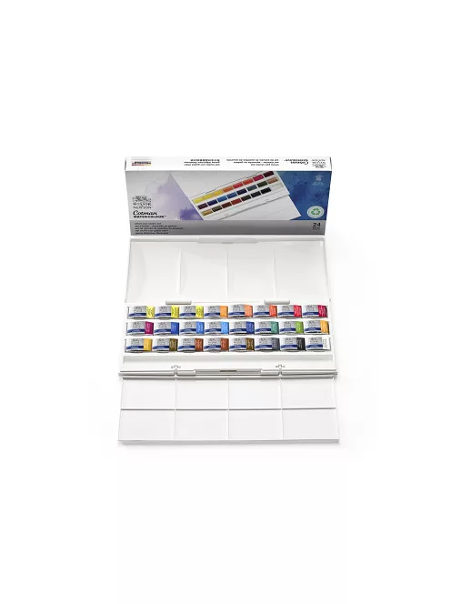 Set of watercolor paints Cotman 24 pcs pans