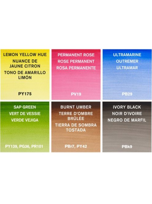 Set of watercolor colors Cotman 6x8ml tubes