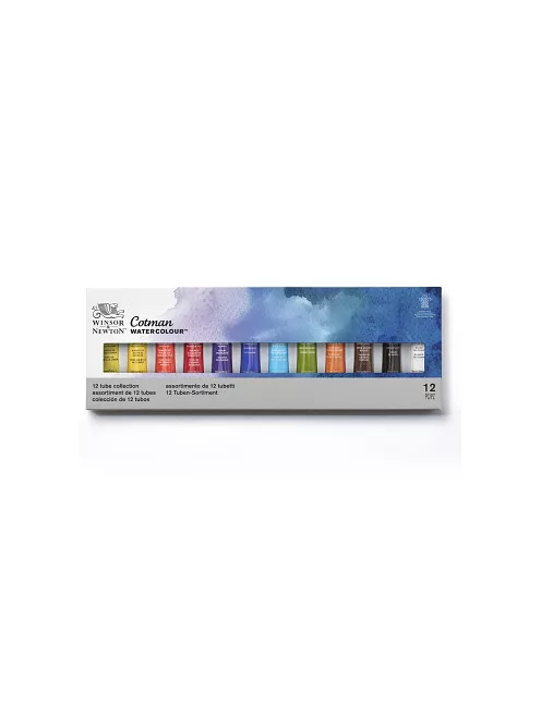 Cotman watercolor paint set 12x8ml tubes