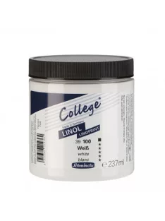 Linocut paint College 237ml - 100 fehér