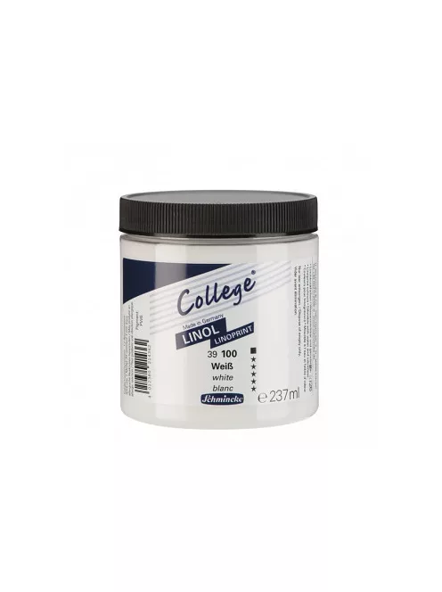 Linocut paint College 237ml - 100 fehér