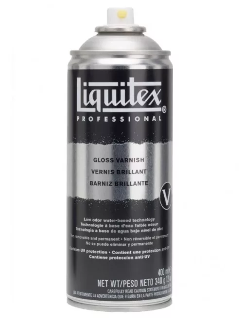 Glossy varnish for acrylic Liquitex in spray 400ml