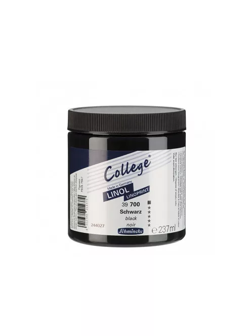 Linocut paint College 237ml - 700 fekete