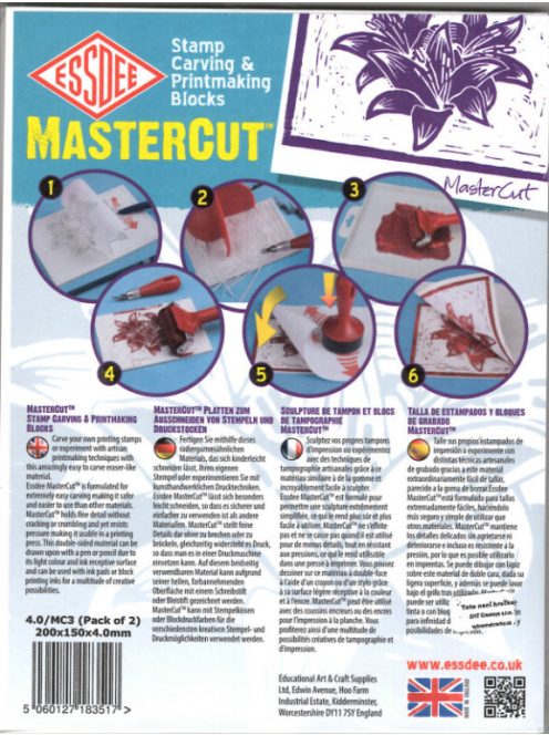 EssDee MasterCut bélyegző készlethez 200x150 2 db