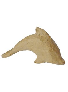 Papírmaséból készült delfin, nagy, 16 cm