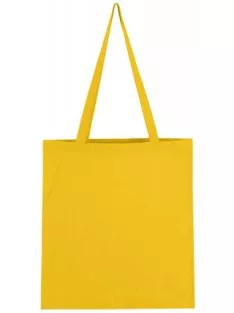 Canvas bag with a long handle - yellow