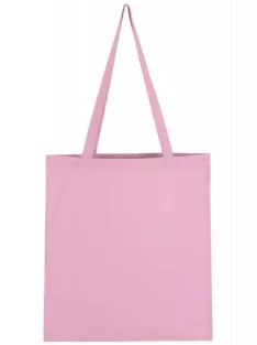 Canvas bag with long handle - light pink / rose