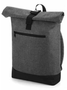 Görgős hátizsák zsebbel - szürke