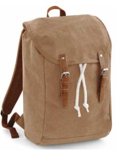   Camel vászon hátizsák zsebek nélkül - világosbarna / szahara
