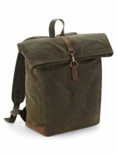 Heritage vászon csatos hátizsák - olívazöld