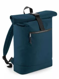 Recycled rolling backpack - kék / petrol