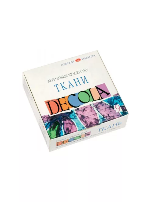 Decola Fabric paint set 9pcs - 9x20ml