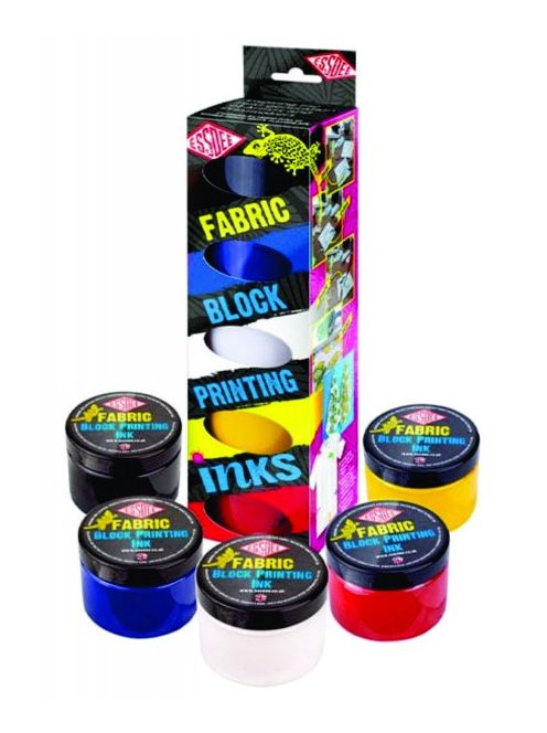 Essdee linóleumvágó festékkészlet textilekhez 5x150ml