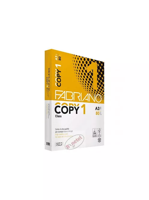 White office paper Fabriano Copy A3 500 sheets, first class
