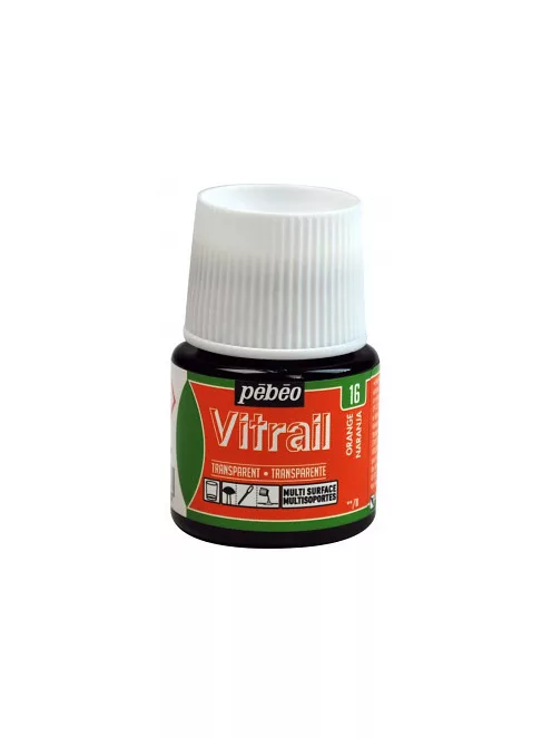 Glass paint Vitrail 45ml - 16 orange